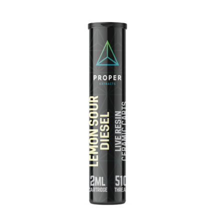 Proper Extracts - Live Resin Carts 2ml - Lemon Sour Diesel