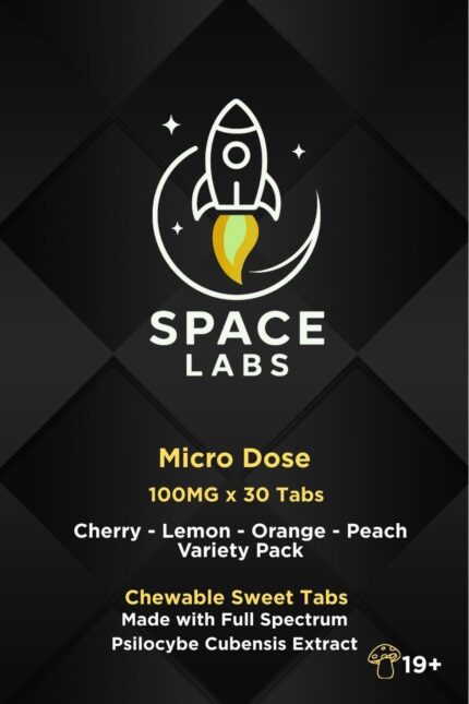 Space Labs - Chewable Sweet Mushroom Tabs - Micro-Dose (Variety-Pack 3 Grams)