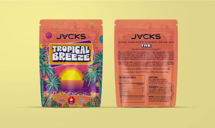 JACKS THC Powder Drink Mix - Tropical Breeze 500mg